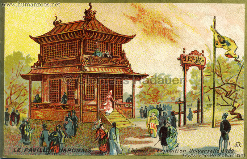 1889 Exposition Universelle Paris - Le Pavillon Japonais
