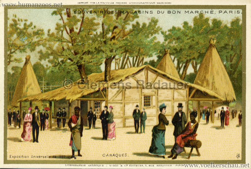 1889 Exposition Universelle - Du Bon Marché - Canaques 2