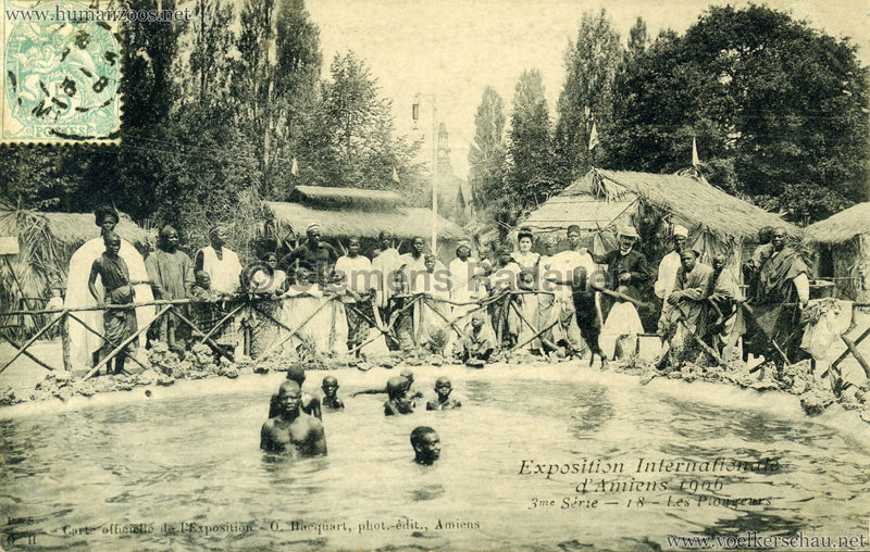 1906 Exposition Internationale d'Amiens - Village Sénegalais - 18 Les Plongeurs