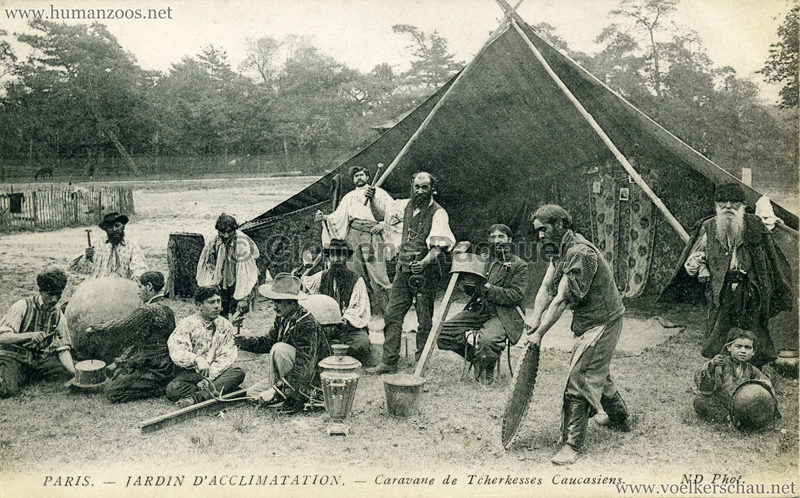 1913 Caravane de Tcherkesses Caucasiens - Jardin d'Acclimatation - Handwerker