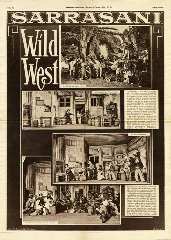 1914.01.30 Hamburger Fremdenblatt S20 Sarrasani WildWest