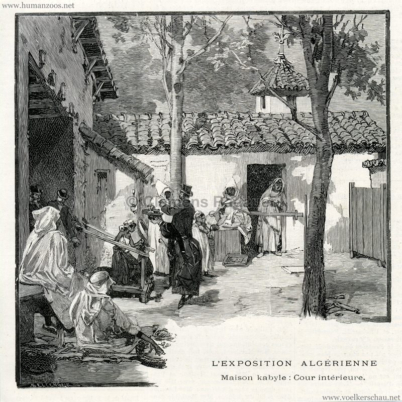 1889 Exposition Universelle Paris - L'Exposition Algerienne 3