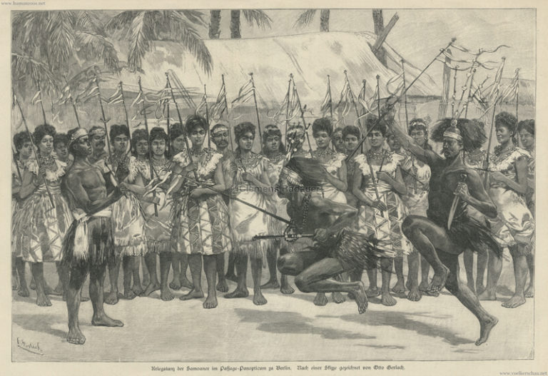 1895/1896/1897 Samoaner-Truppe – Human Zoos