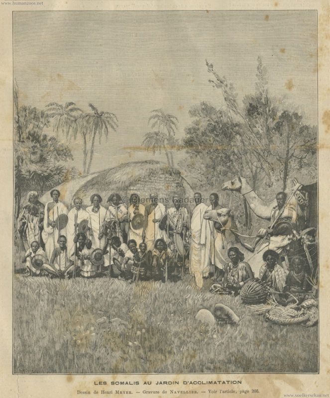 1890.08.24 Le Journal Illustre - Les Somalis au Jardin d'Acclimatation 1