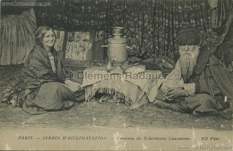 1913 Caravane de Tcherkesses Caucasiens - Jardin d'Acclimatation - Altes Paar