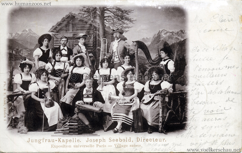 1900 Exposition Universelle Paris Jungfrau Kapelle - Joseph Seebold