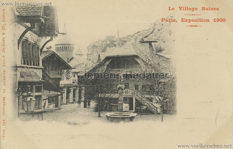 1900 Exposition Universelle de Paris - Le Village Suisse 1