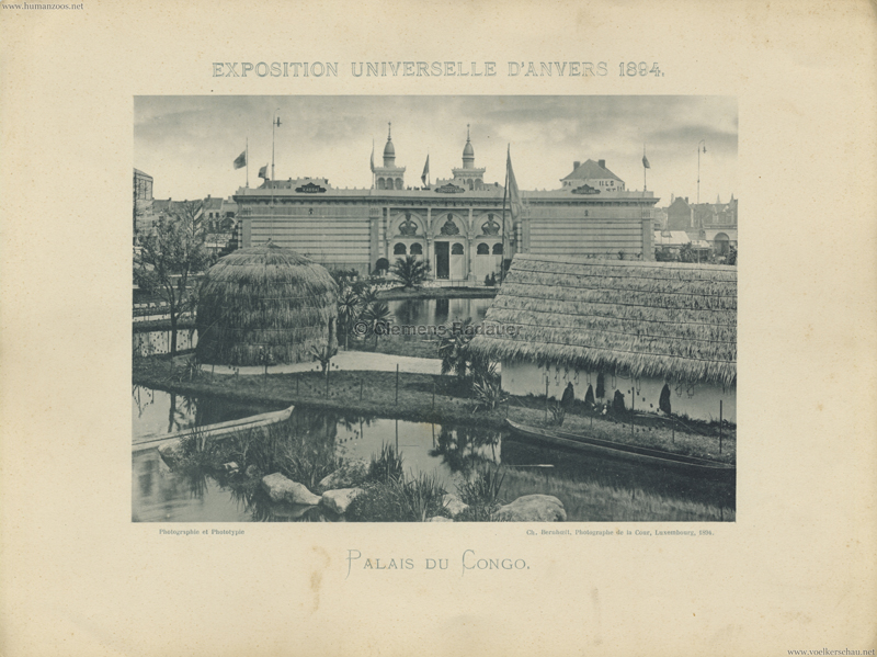 1894 Exposition Universelle d'Anver - Palais du Congo