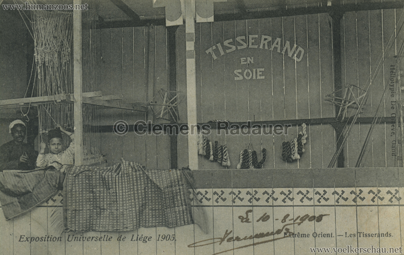 1905 Exposition de Liége - Extrème Orient - Les Tisserands