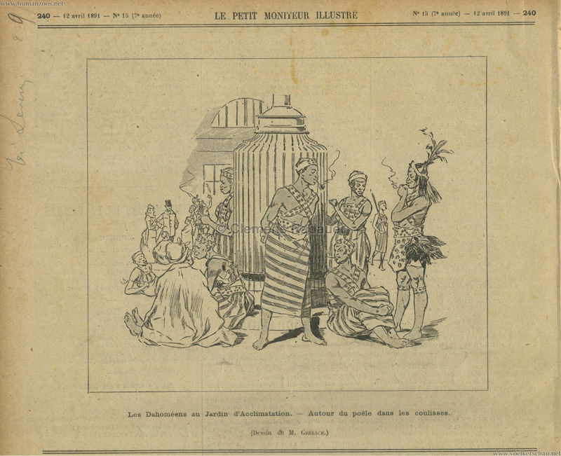 1891.04.13 Le Petit Moniteur Illustre - Les Dahomeens 3