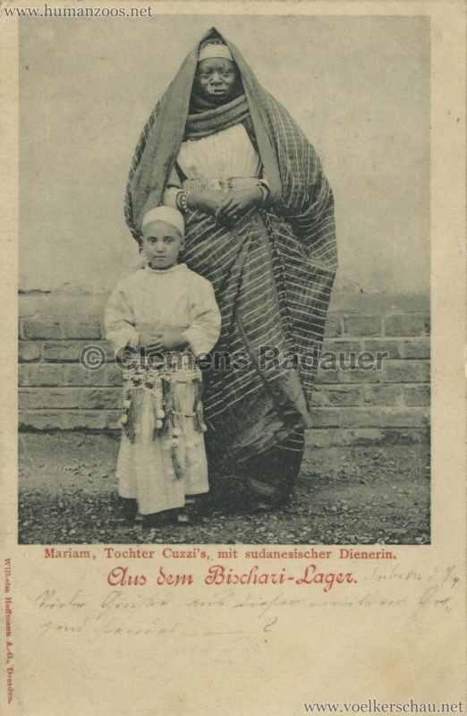 1899 Aus dem Bischari-Lager - Mariam Tochter Cuzzis