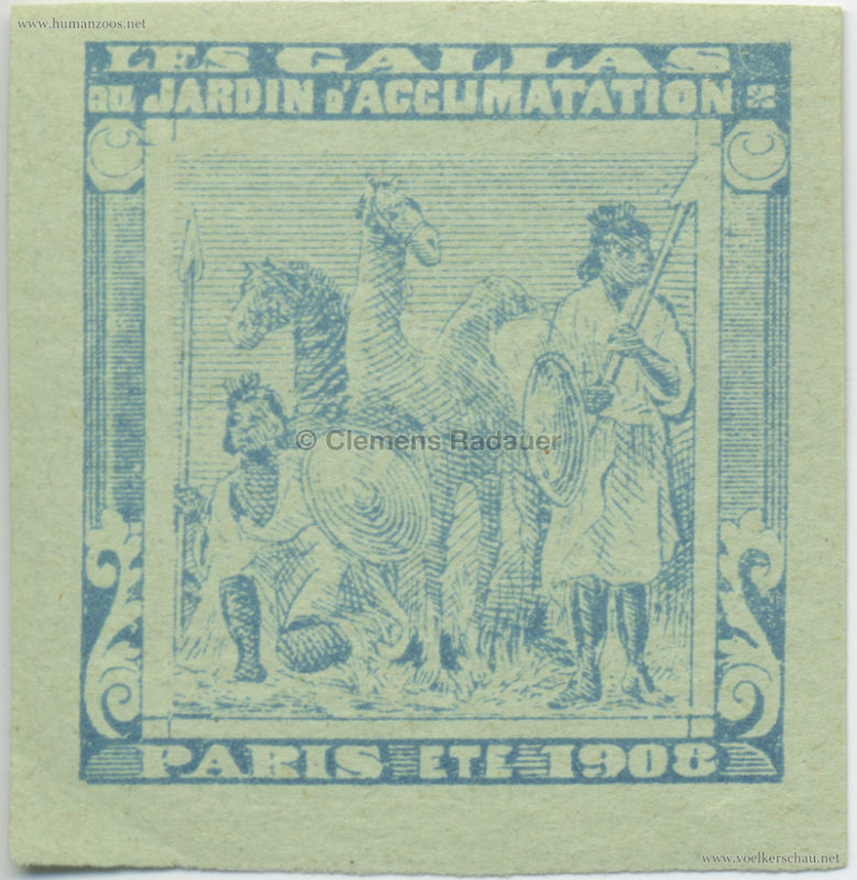 1908 Les Gallas - Jardin d'Acclimatation STAMP 49
