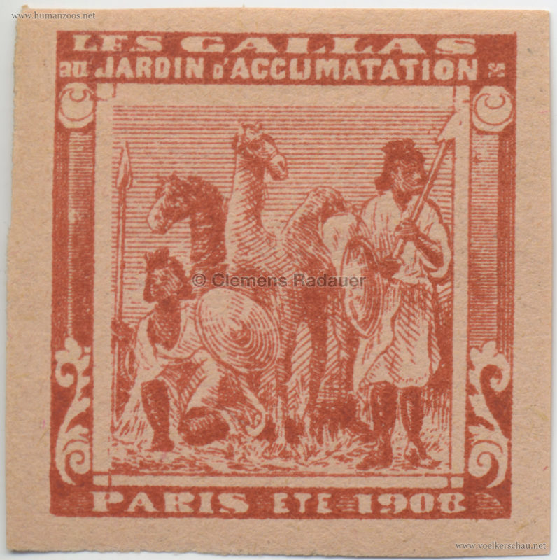 1908 Les Gallas - Jardin d'Acclimatation STAMP 51