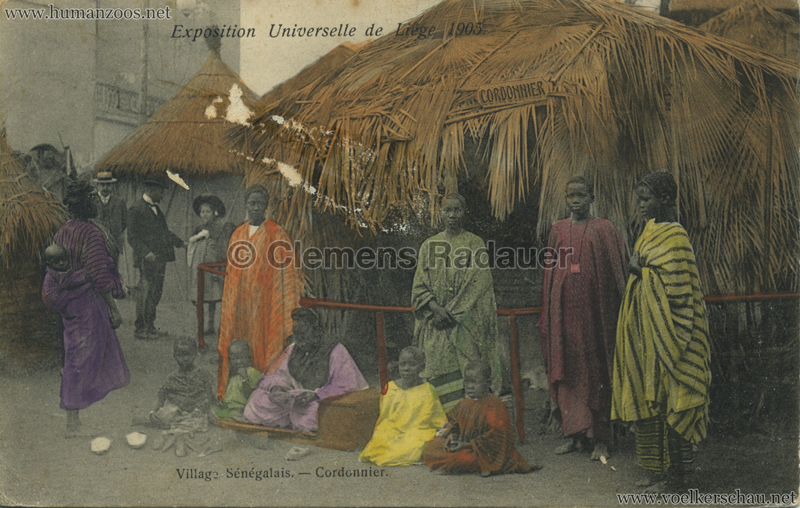 1905 Exposition de Liège - Village Sénégalais - Cordonnier V 2 bunt