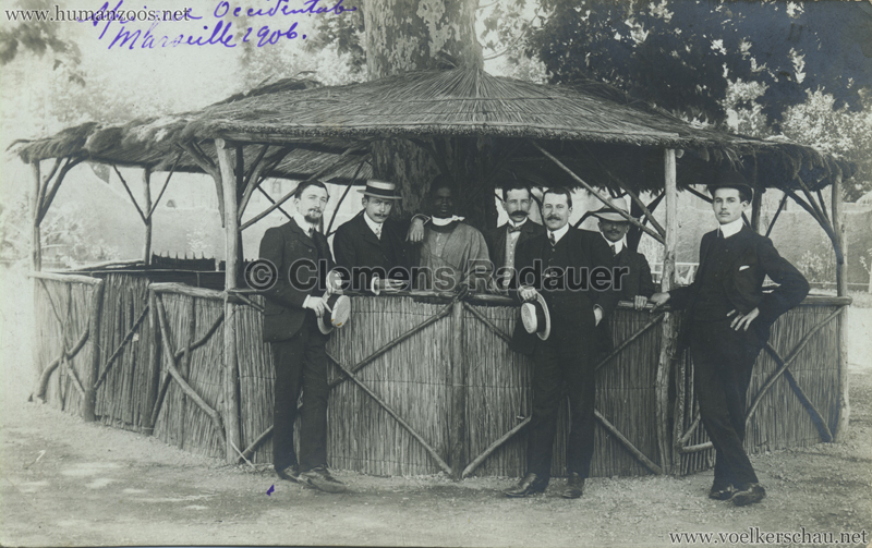 1906 Exposition Coloniale Marseille - Besucher Soudan FOTO VS