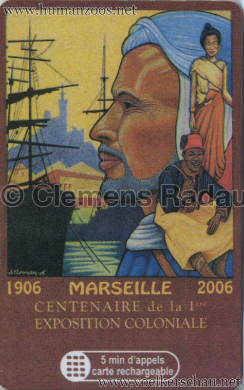 1906 Exposition Coloniale Marseille Telefonkarten 2006 1