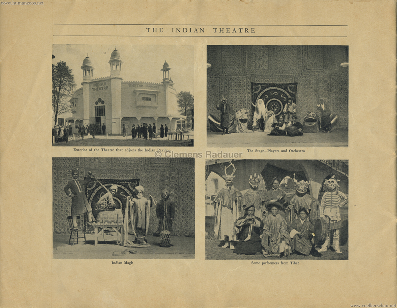 1924 British Empire Exhibition - India PROGRAMM 33