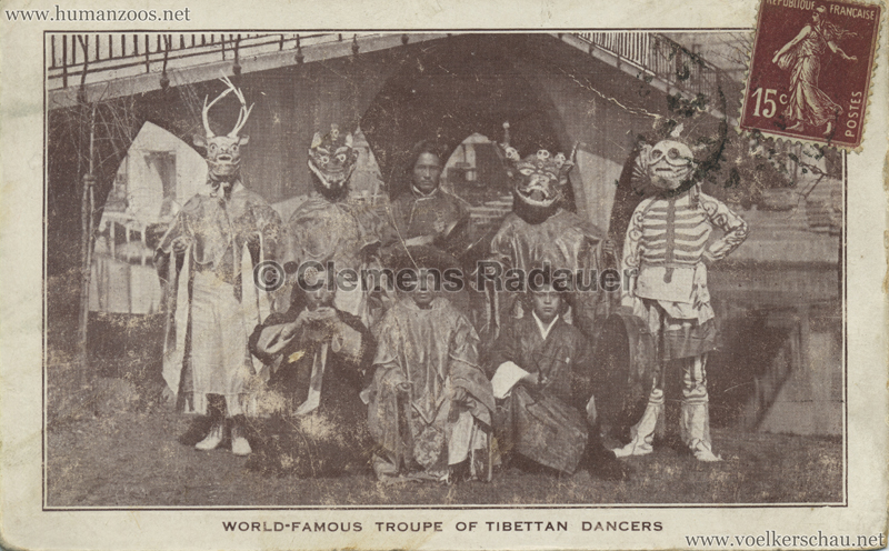 1924 British Empire Exhibition - Tibettan Dancers