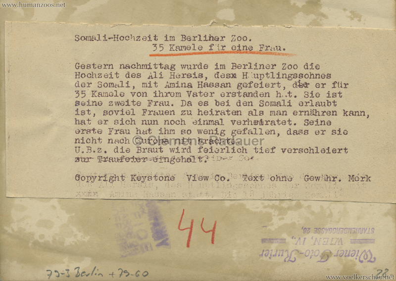 1928.08.31 Somalis Berlin - Hochzeit Alis Hersis RS