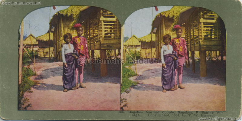 386. Bagobos Married Couple Philippine Village, World's Fair St. Louis, Mo