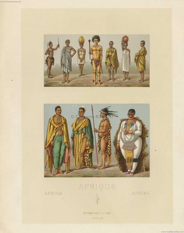 1888 Racinet - Costume Historique - Venus Hottentote (1814) 1