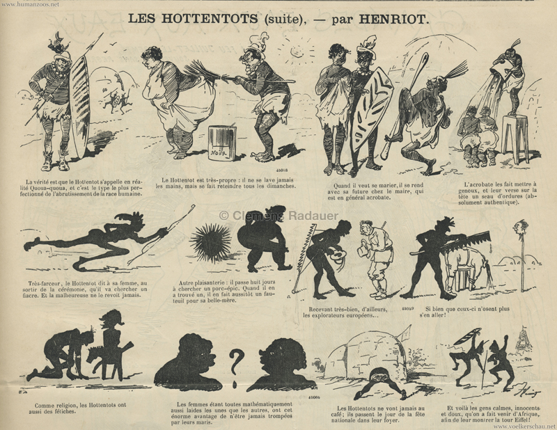 1888.08.04 Journal Amusant - Les Hottentotes au Jardin d'Acclimatation 2
