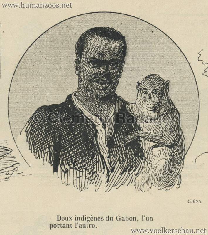 1889.07.13 Journal Amusant - Deux indigenes du Gabon