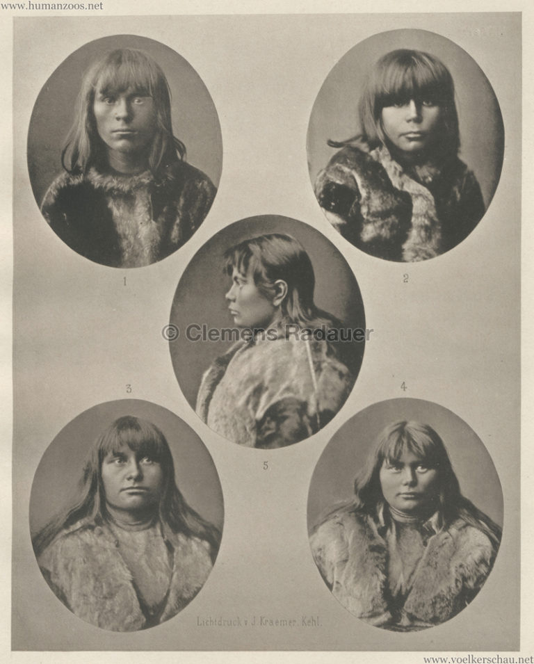 Lapps Humans 1877 Lappländer Polarmenschen – Human Zoos