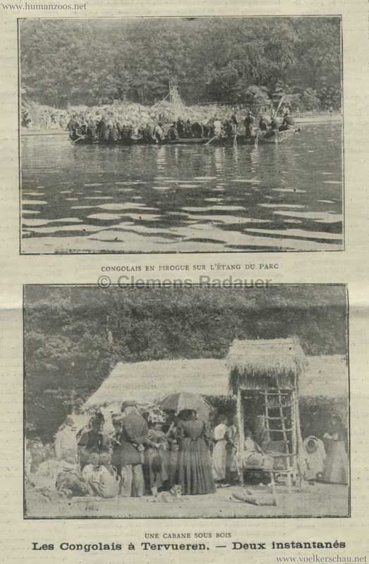 1897.07.18 L'Illustration Europeenne - Les Congolais a Tervueren - Deux instantanes