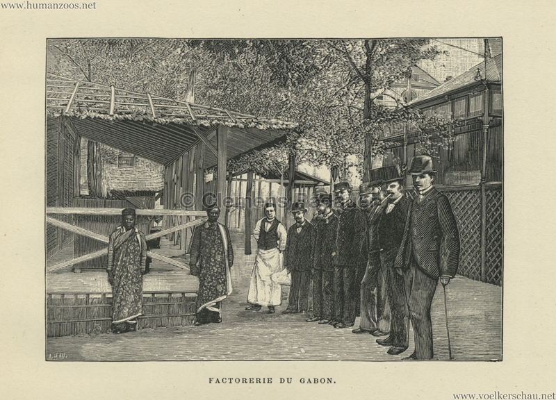 1889 exposition universelle grande ouvrage illustre - Factorie du Gabon