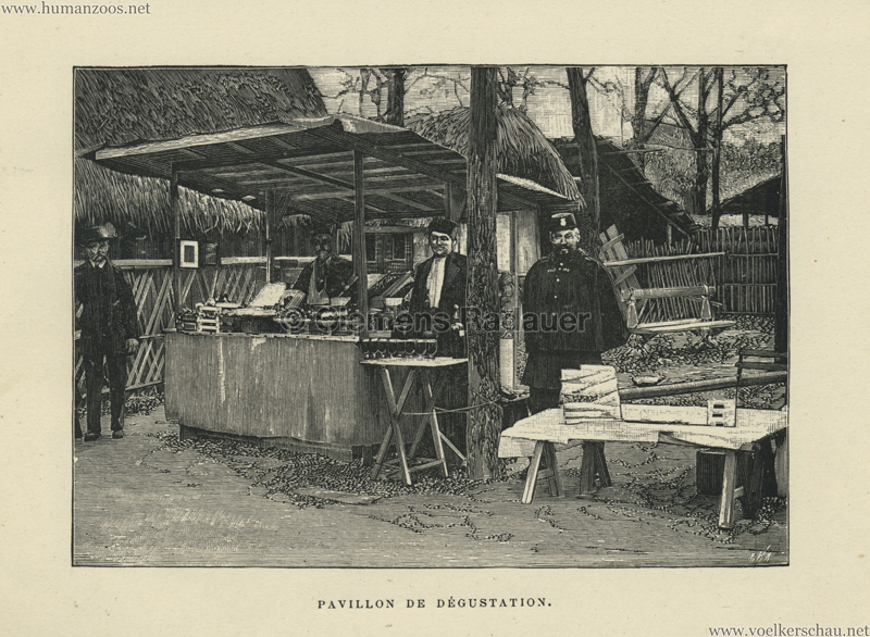 1889 exposition universelle grande ouvrage illustre - Pavillon de degustation