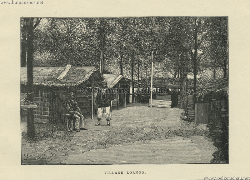 1889 exposition universelle grande ouvrage illustre - Village Loango 1