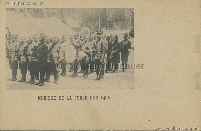 1897 Exposition Internationale de Bruxelles Tervueren - Musique de la Force publique