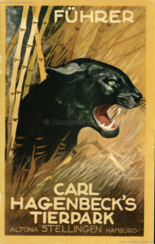 1928 Carl Hagenbeck Tierpark Führer Titelseite