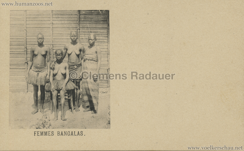 1897 Exposition Internationale de Bruxelles Tervueren - Femmes Bangalas 2
