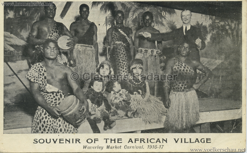 1916 Souvenir of the African Village - Waverly Market