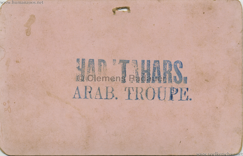 1892 Hadjtahars Arab Troupe 1 RS