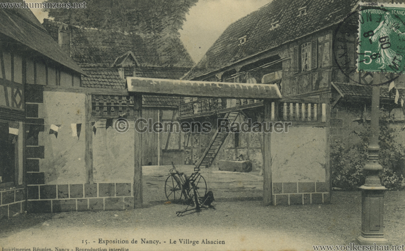 1909 l'Exposition de Nancy - Maisons Alsaciennes 15