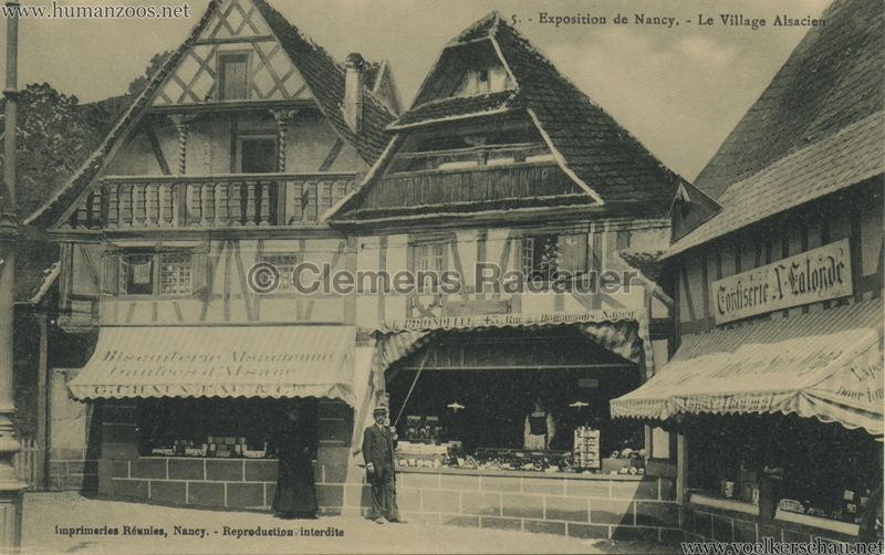 1909 l'Exposition de Nancy - Maisons Alsaciennes 5 2