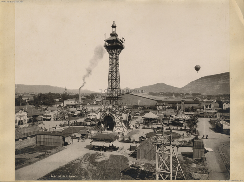 1896 L'Exposition Nationale Suisse Geneve Parc de Plaisance CDV