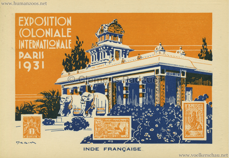 1931 Exposition Coloniale Internationale Paris Serie 834 6