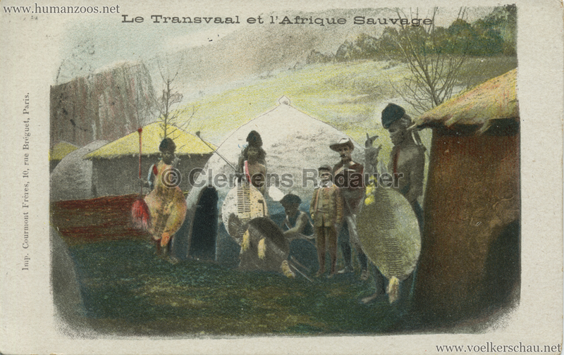 1900 Le Transvaal et l'Afrique Sauvage - Zulu 1