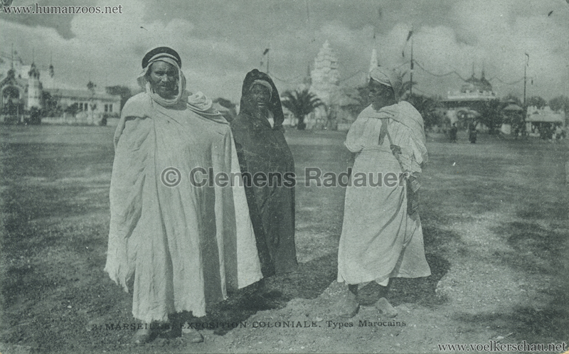 1906 Exposition Coloniale Marseille - 3. Types Marocains