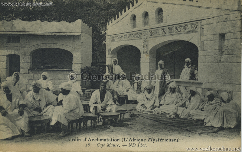 1910 L'Afrique Mystérieuse - Jardin d'Acclimatation - 28. Cafe Maure