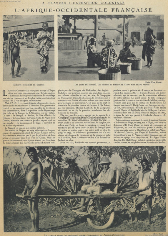 1931 Exposition Coloniale de Paris - L'Afrique Occidentale Francaise 1