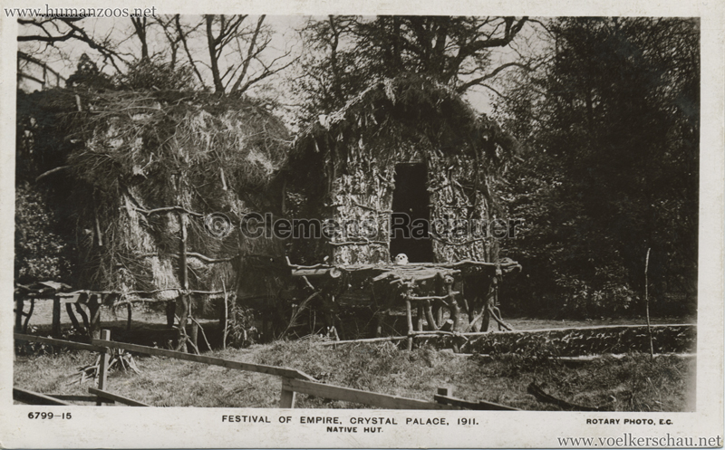 1911 Festival of Empire Crystal Palace - Native Hut