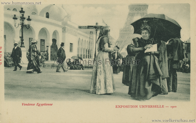 1900 Exposition Universelle de Paris - Vendeuse Egyptienne