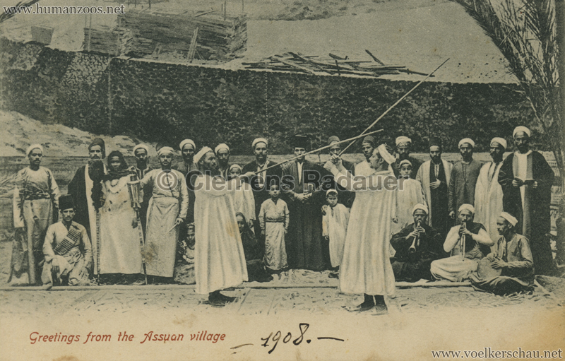 1903 Earl's Court Exhibition - Greetings from the Assuan Village 7