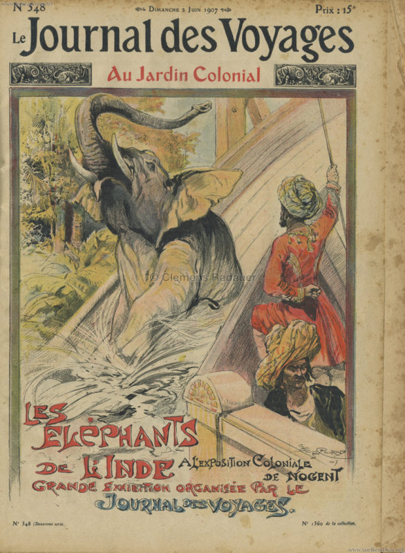 1907.06.03 Journal des Voyages - Les Elephants de l'Inde 1