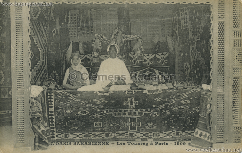 1909 L'Oasis saharienne - Les Touareg a Paris 12